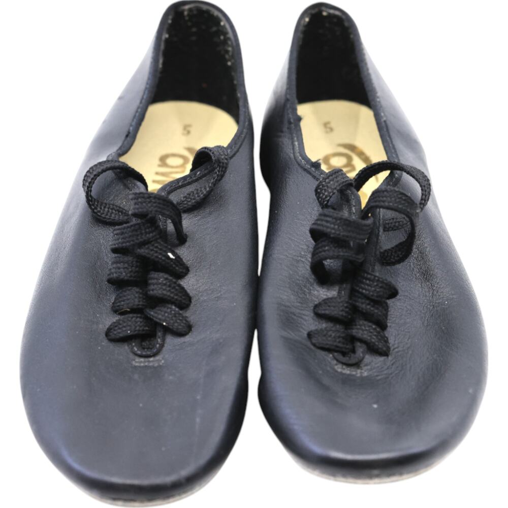 Award Black Ballet Dance Shoes Size 5 Vintage 1990s